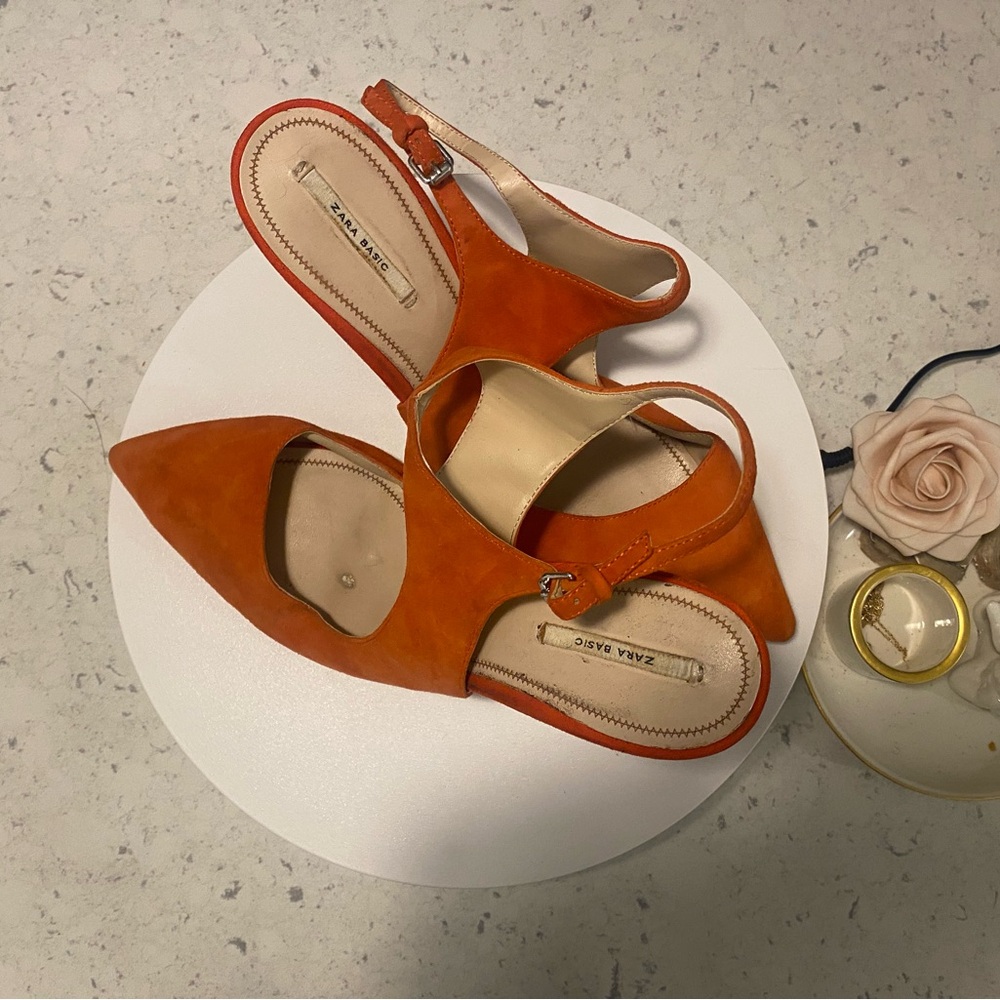 Zara Women's Orange Heels